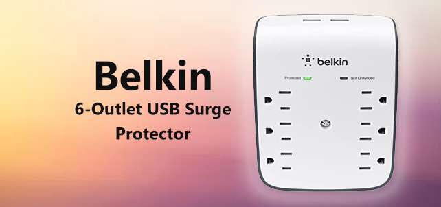 Belkin 6-Outlet USB Surge Protector manual