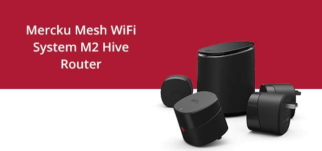 Mercku Mesh WiFi System M2 Hive Router Setup