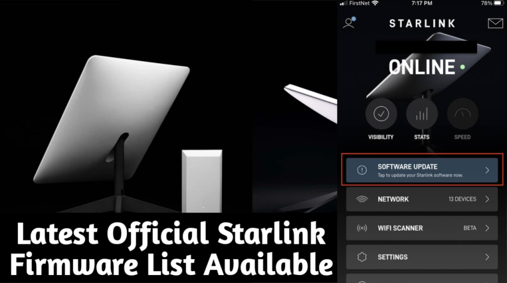 starlink firmware update