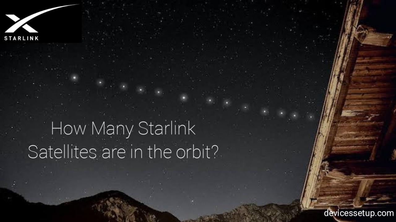 how many starlink satellites are in the orbit