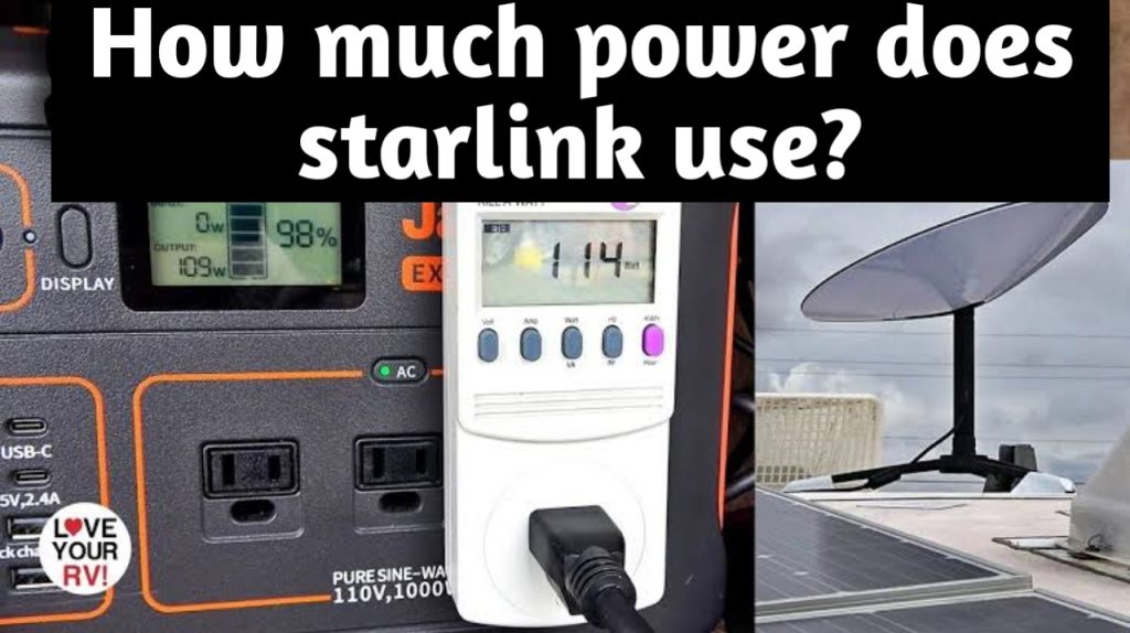 how much power does starlink use