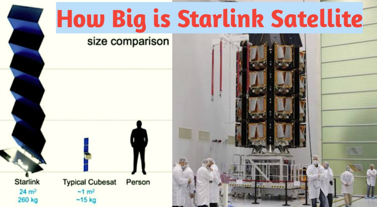 how big is a starlink satellite