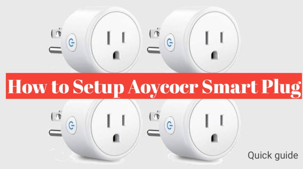 setup aoycocr smart plug