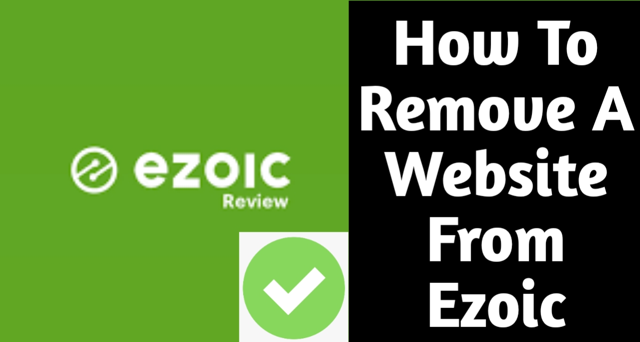 remove a website from ezoic
