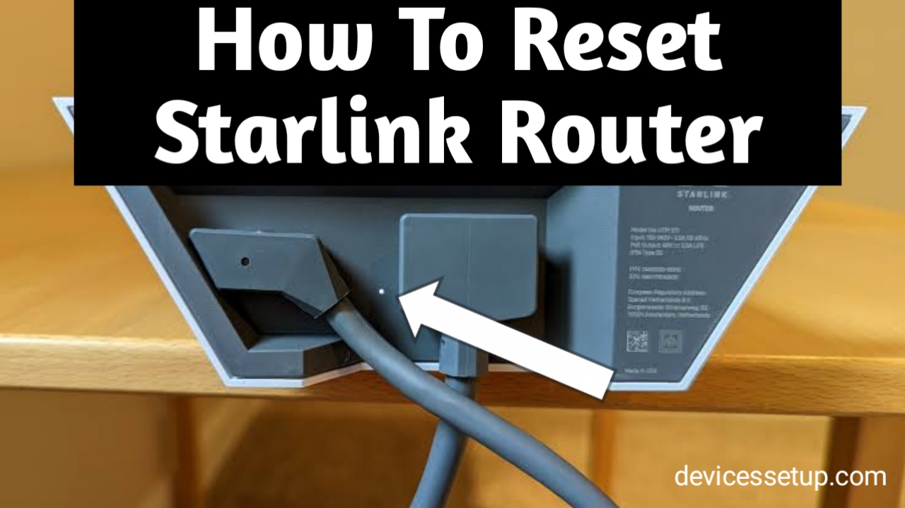 How do I factory reset my Starlink Router?